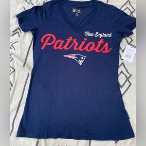 NWT XS Patriots Blue T-shirt